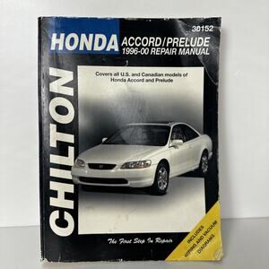 Honda Accord and Prelude, 1996-00 (Chilton Total Car Care Series Manuals) by Ch,